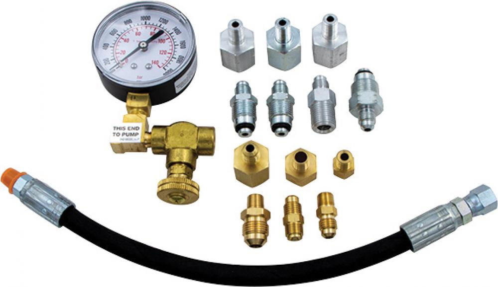 POWER STEERING AND RACK TESTER, 0-2,000 PSI / 0-140 BAR