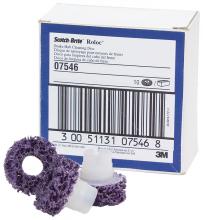 G2S 3MM-7546 - SCOTCH-BRITE™ ROLOC™ BRAKE HUB CLEANING DISCS, PURPLE, 1.5" X 5/8" CENTER HOLE, BOX OF 10