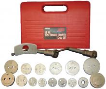 G2S ATD-5165 - 18 PC. DISC BRAKE CALIPER TOOL SET FOR MOST DOMESTIC AND IMPORT 2WD & 4WD VEHICLES