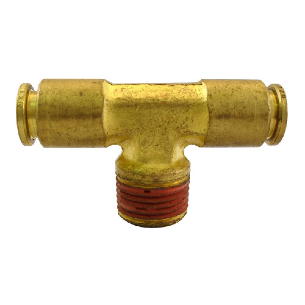 3/8&#34;x3/8&#34; PTC Male Branch Tee Swivel Brass