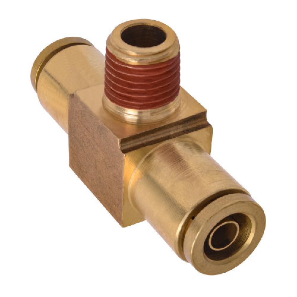 1/4&#34;x1/8&#34; PTC Air Brake Male Branch Tee Brass