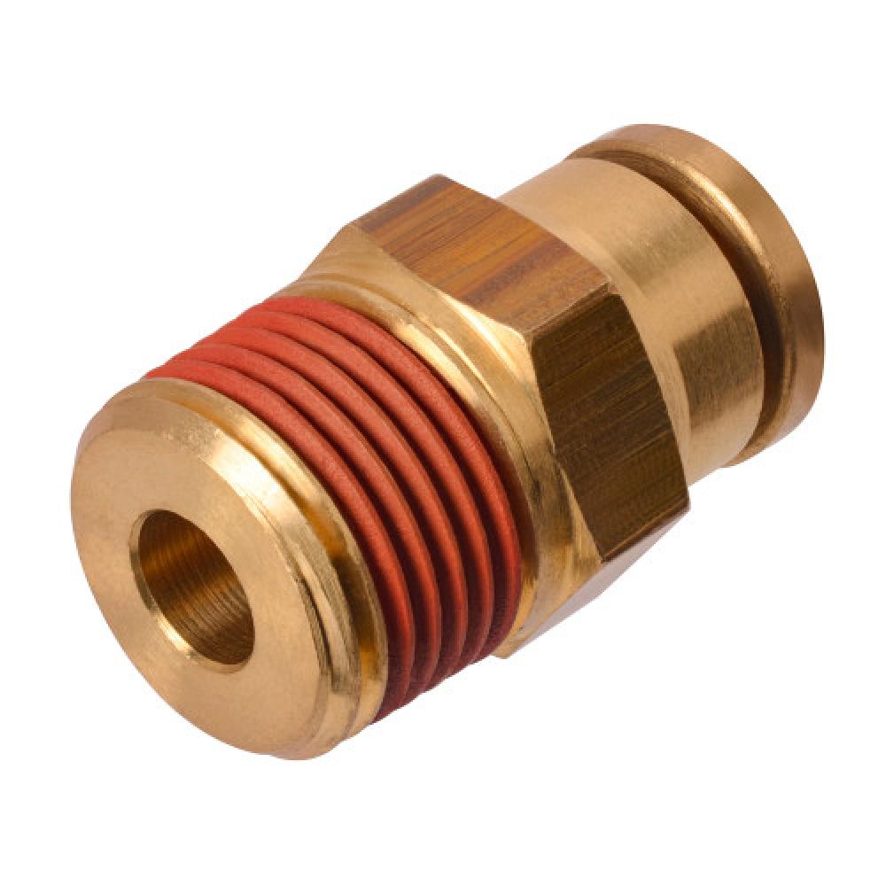 1/2&#34;x1/4&#34; PTC Air Brake Male Adaptor Brass