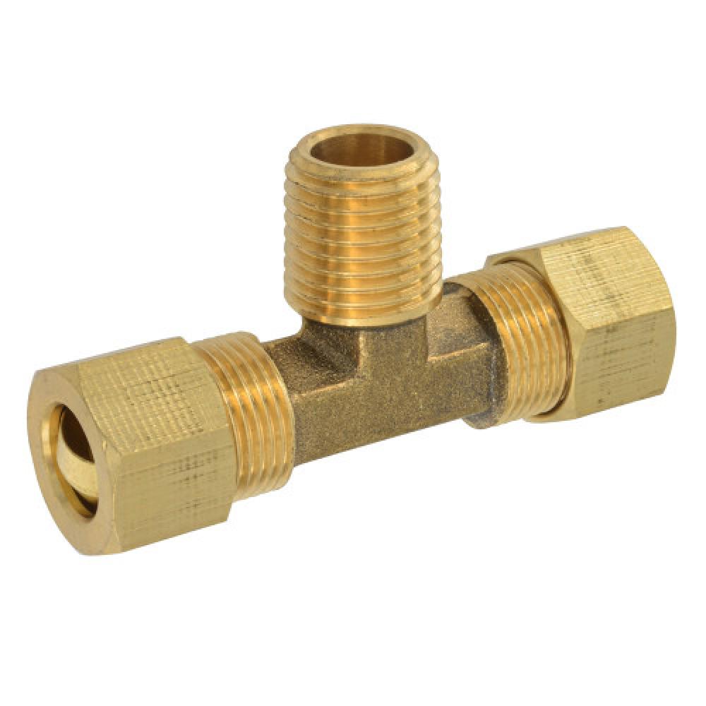 1/4&#34;x1/8&#34; Compression Tee Brass