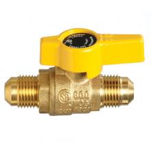 Paulin DBV5042-10 - 5/8" Ball Valve CGA 9.1 (AGA 3.88) Male SAE Flare Brass