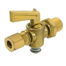 Paulin D27-6B - 3/8"x1/4" Drain Cock Plug Type Brass