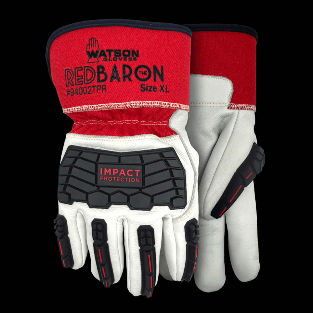 RED BARON FULLGRAIN COW SHERPA LINED COMBO TPR - M