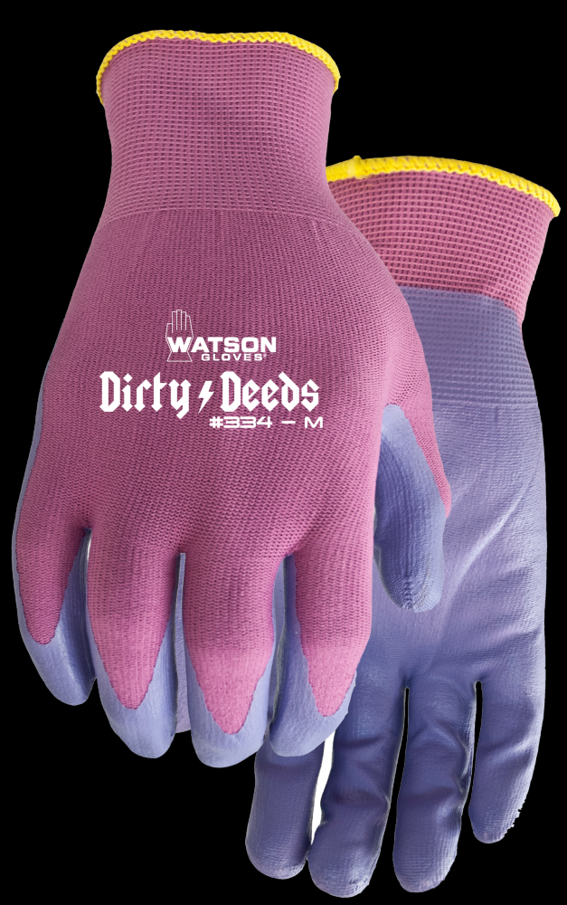 DIRTY DEEDS NITRILE PALM POLY/NYLON WOMENS GARDEN - L