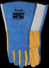 Watson Gloves 2752-X - YELLOW TAIL FULLGRAIN DEER PALM SPLIT COW BACK WELDING - X