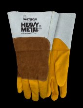 Watson Gloves 2753-X - BACKHANDER SPLIT DEER BACK PATCH CLUTE CUT WELDING - X