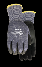 Watson Gloves 367-X - STEALTH FALCON A3 15GG FOAM NITRILE COATED - X