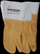 Watson Gloves 9535-11 - BUCKWELD SPLIT ELK ONE FINGER MIT COTTON LINED WELDING - 11