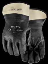 Watson Gloves WB67-3 - RIG PIG FULL PVC NITRILE BLEND 3 PACK COATED