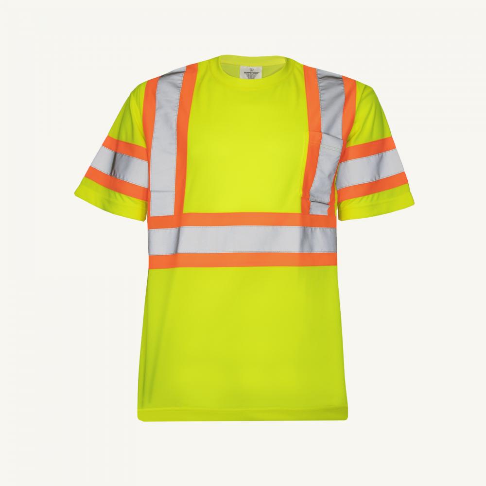 ANSI107 HIVIZ YELLOW TSHIRT