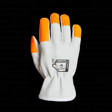 Superior Glove 378GOT-2XL - LEATHER + HIVIZ FINGERTIPS