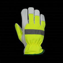 Superior Glove 378GTXHVB-L - HIVIZ CUT A5 PALM STRIPS