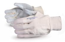 Superior Glove 650HB-L - COTTON WITH LEATHER PALMS