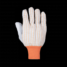 Superior Glove 650i-L - LTHR PLM COTTON BK+KW