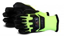 Superior Glove SNHVTPNVB-XS - HIVIZ KNIT IMPACT + NITRILE