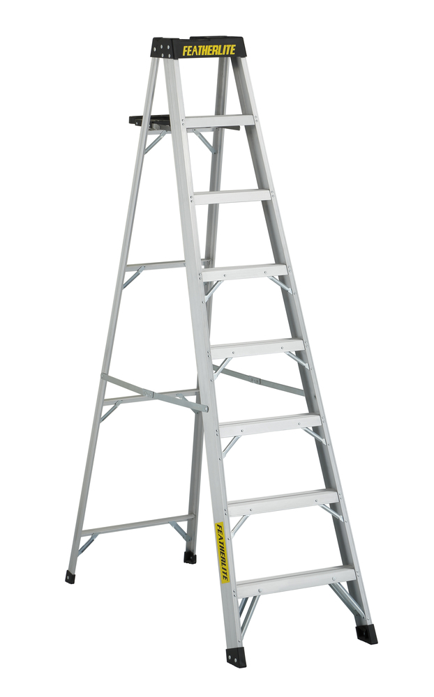 8&#39; Aluminum Step Ladder Type IA 300 Load Capacity (lbs)