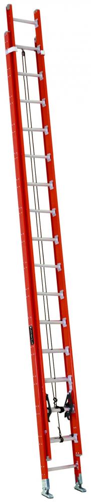 32' Fiberglass Extension Ladder, Type IA, 300 lb Load Capacity