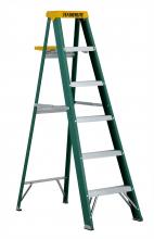 Louisville Ladder Corp 5806 - 6' Fiberglass Step Ladder Type II 225 Load Capacity (lbs)