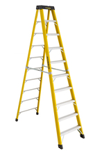 Louisville Ladder Corp 6410 - 10' Fiberglass Step Ladder Type IA 300 Load Capacity (lbs)