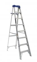 Louisville Ladder Corp AS2108 - 8' Aluminum Step Ladder, w/Molded Pail Shelf, Type I, 250 lb Load Capacity