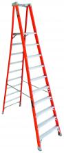 Louisville Ladder Corp FXP1710 - 10' Fiberglass Pinnacle Pro Platform Platform Ladder, Type IA, 300 Load Capacity