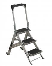 Louisville Ladder Corp L-2011-03 - 3' Aluminum  Stocking Stool, Type IA, 300 lb