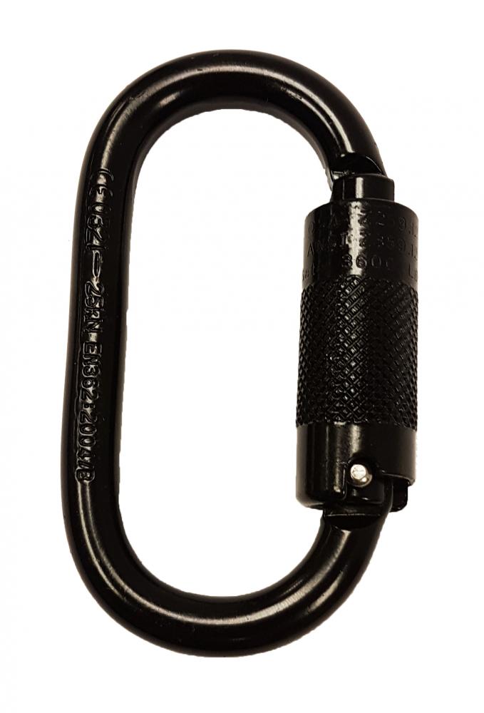 BLACK CARABINER FOR SRLs