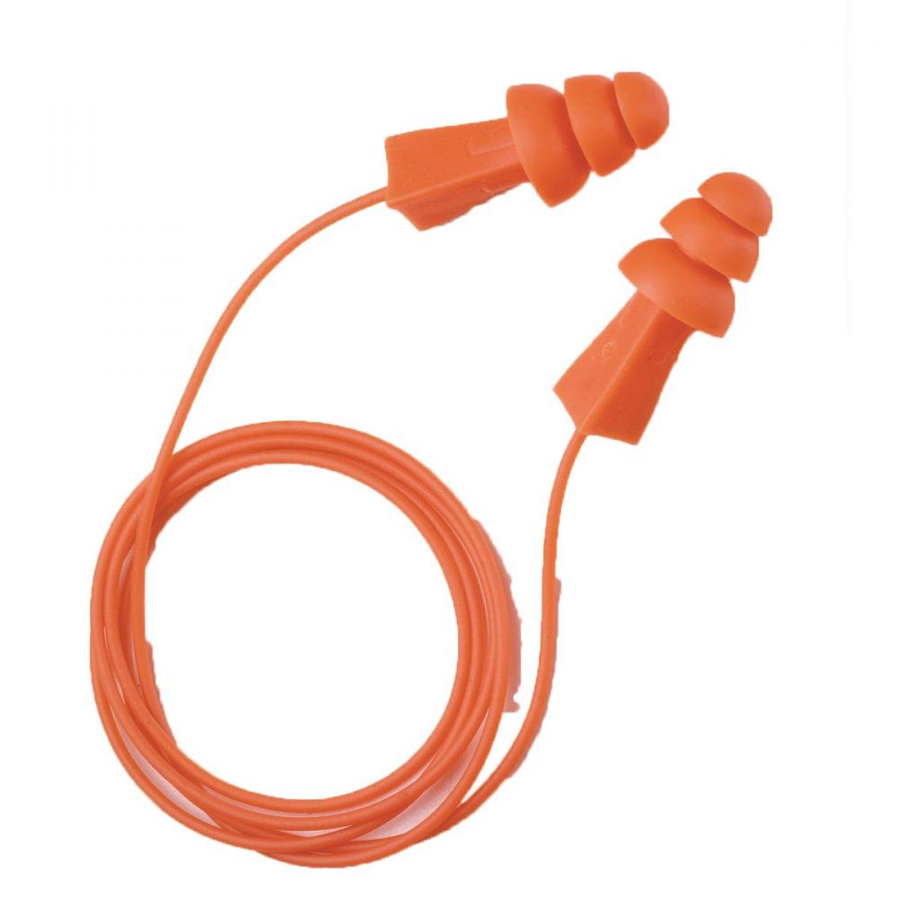 Tri-Grip TPE Earplug Corded