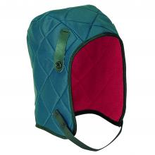 Dentec 1070010 - Regular Length blue quilted stretch liner with soft red lining to be worn under hard hats