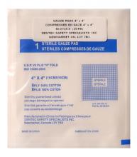 Dentec 80-0725-0 - GAUZE PADS STERILE