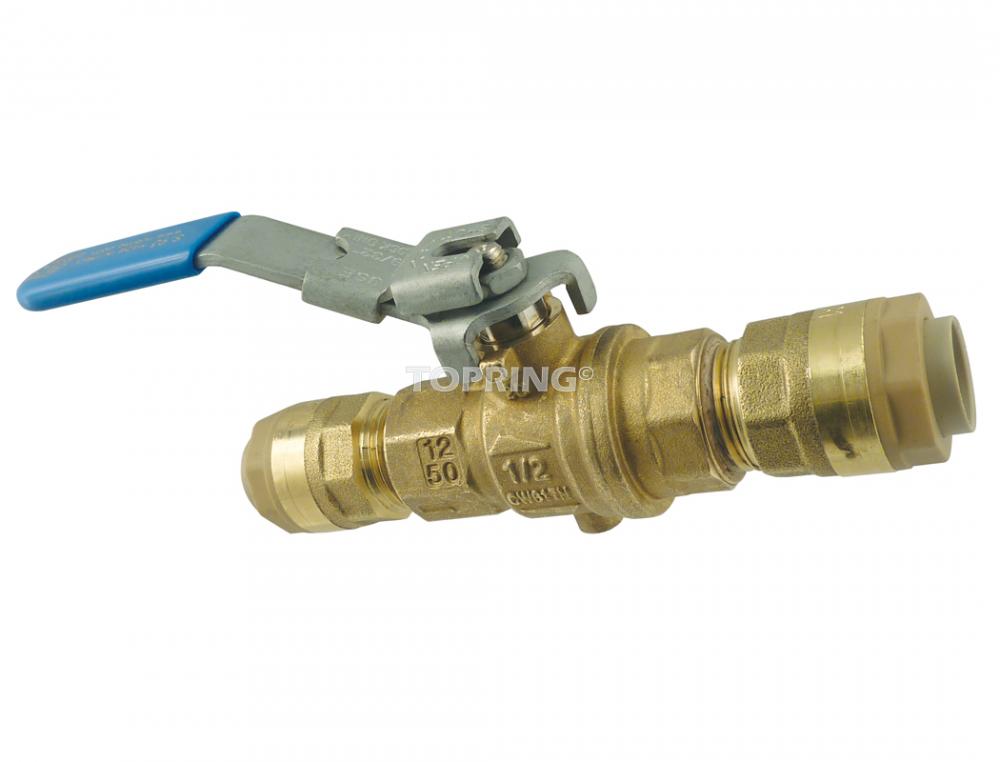 22 mm Brass Ball Valve With Locking Handle S07