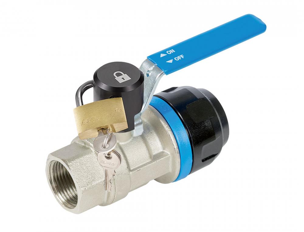 20 mm Aluminum Ball Valve With Locking Handle 1/2 (F) NPT S08