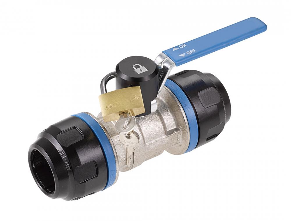 16 mm Aluminum Ball Valve With Locking Handle S08