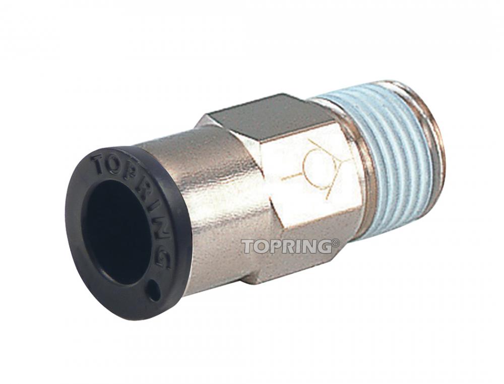 1/8 (M) NPT to 1/4 in. Push-to-Connect Check Valve Adapter (5-Pack)