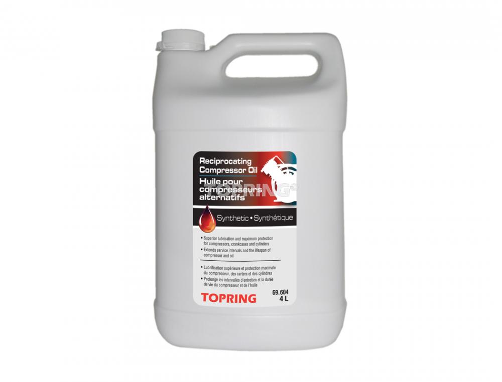 Synthetic Oil for Reciprocating Compressor 4 L