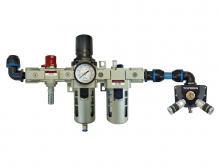 Topring 08.632.09 - FRL Unit and Wall Manifold With 2 Steel Couplers Ultraflo for 25 mm S08