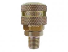 Topring 23.644.05 - 1/4 Aro 210 Brass Quick Coupler 1/4 (M) NPT (5-Pack)