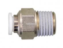 Topring 40.140.05 - 1/4 in. Push-to-Connect to 3/8 (M) NPT Adapter (5-Pack)