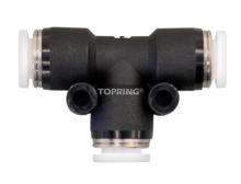 Topring 40.440 - 3/8 in. Push-to-Connect Tee Union (5-Pack)