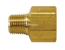 Topring 41.160.05 - Brass Hexagonal Adapter 3/8 (M) to 1/2 (F) NPT (5-Pack)