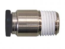 Topring 42.020 - 3/8 in. Push-to-Connect to 3/8 (M) BSPT Hexagonal Adapter (5-Pack)