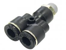 Topring 44.730 - 1/4 in. Push-to-Connect to 3/8 (M) NPT Y Adapter (10-Pack)