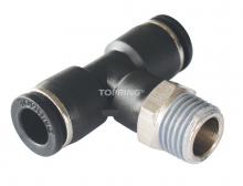 Topring 46.640 - 4 mm Push-to-Connect to M5 (M) BSPT Tee Adapter (10-Pack)