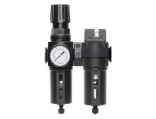 Topring 50.671A - 5 Micron Filter Regulator 30 to 125 PSI and 0.01 Micron Coalescing Filter 3/8 (F) NPT S50