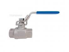 Topring 65.310 - Stainless Steel Ball Valve With Locking Handle 1-1/2 (F) NPT