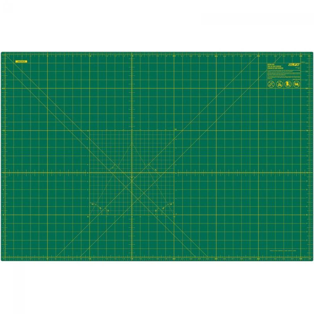 Double-Sided Self-Healing Rotary Mat, Green 24" x 36"