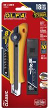 OLFA 1092961 - BN-L/LBB10 - 18mm Basic Ratchet-Lock Heavy-Duty Utility Knife